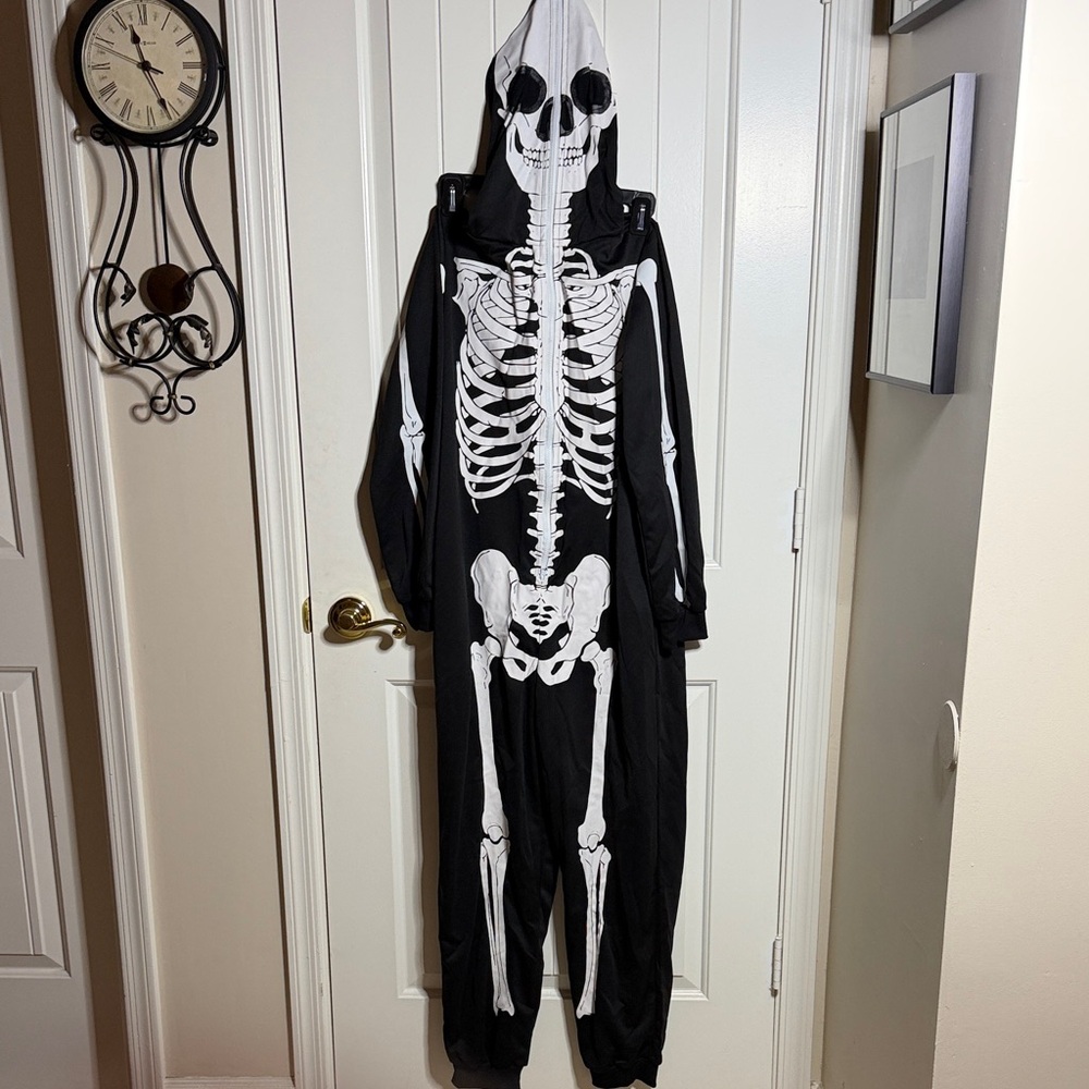 Adult Women Full Skeleton Pijama  Onesie - Picture 3 of 6